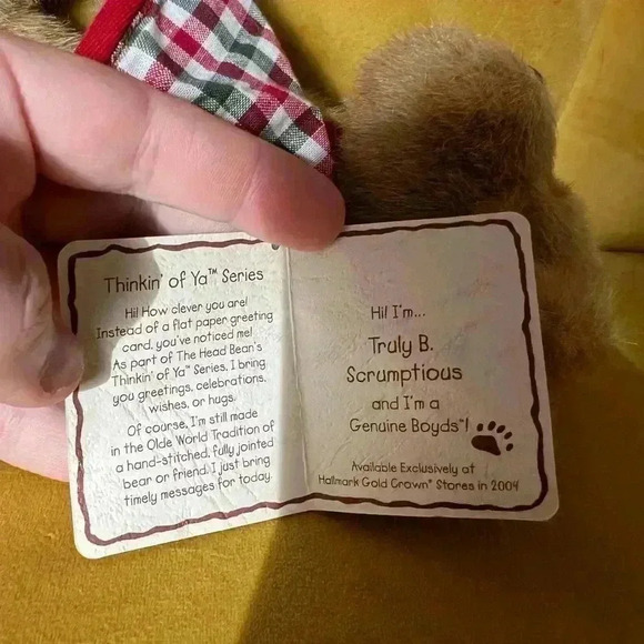 Vintage Boyds Bear Truly  B Scrumptious - Picture 4 of 5